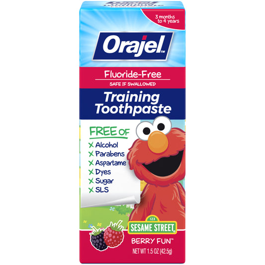 ORAJEL TODDLER TRAIN TOOTHPASTE FRUIT 1.5 OZ