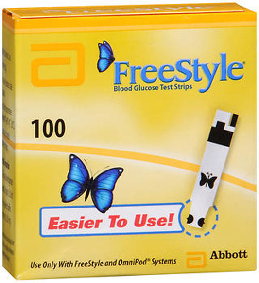 FREESTYLE GLUCOSE TEST STRIP 100