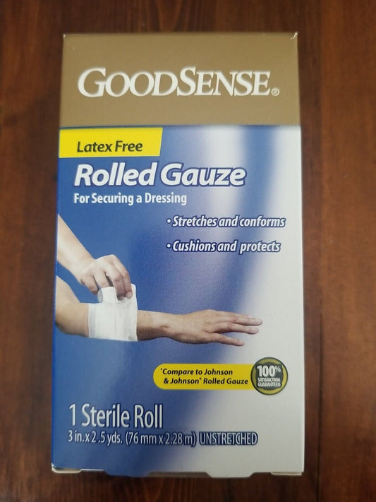 GS GAUZE ROLL STRETCH LF ST 3 X 2.5"