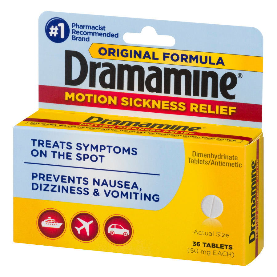 DRAMAMINE TAB 50 MG 36