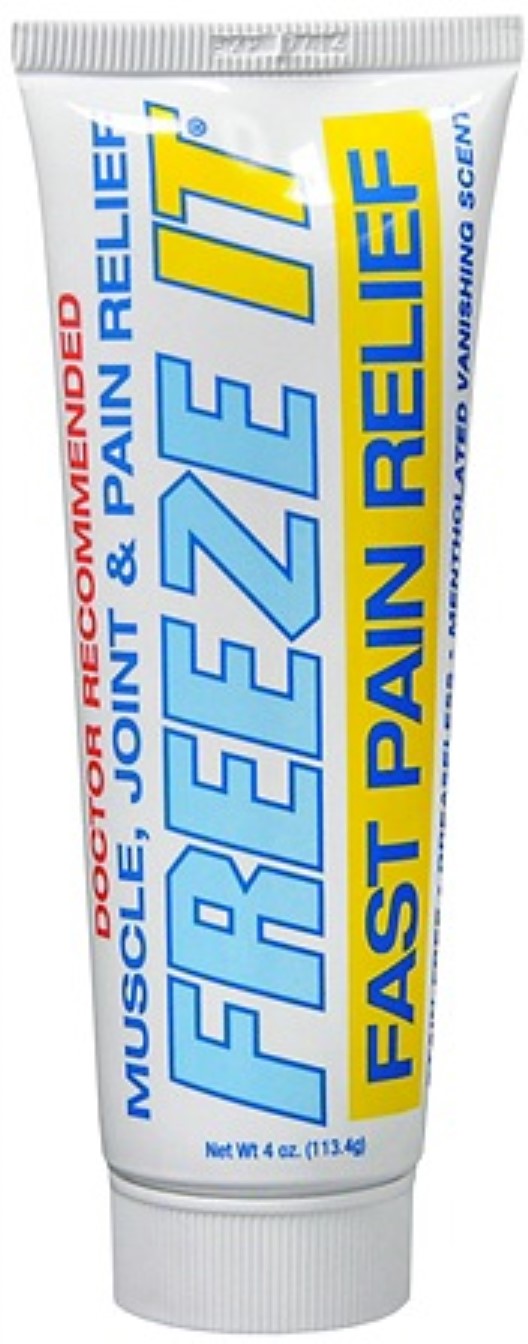 FREEZE-IT PAIN RELIEF GEL 4 OZ