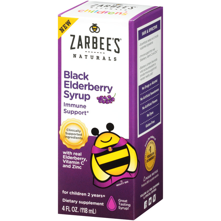 ZARBEES CHILDRENS ELDERBERRY SYRUP 4 OZ