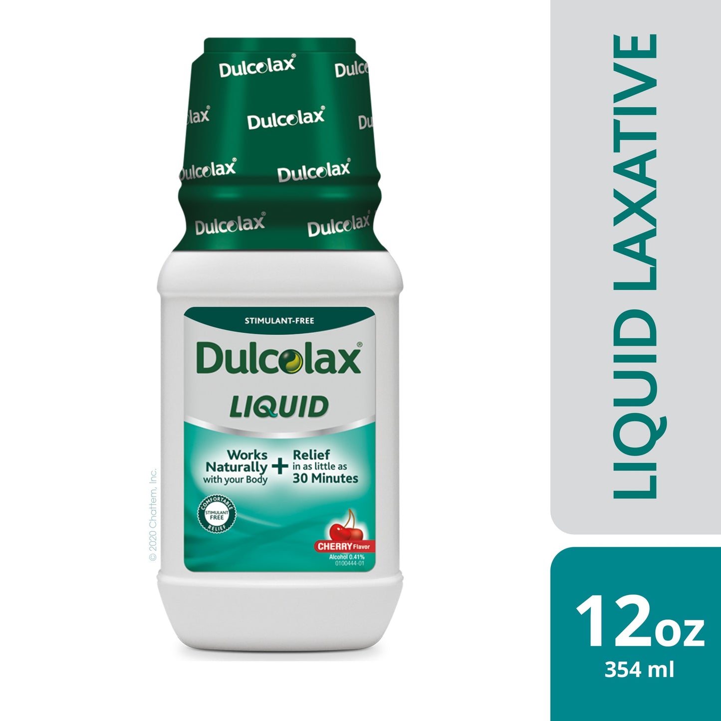 DULCOLAX LIQUID LAXATIVE CHERRY 12 OZ