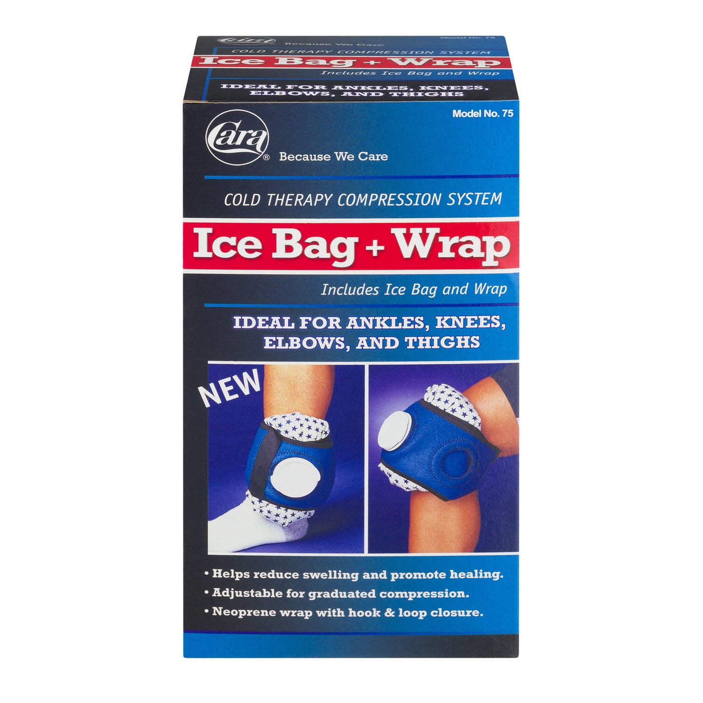 ICE BAG ENGLISH W/COMPRESSION WRAP 9"