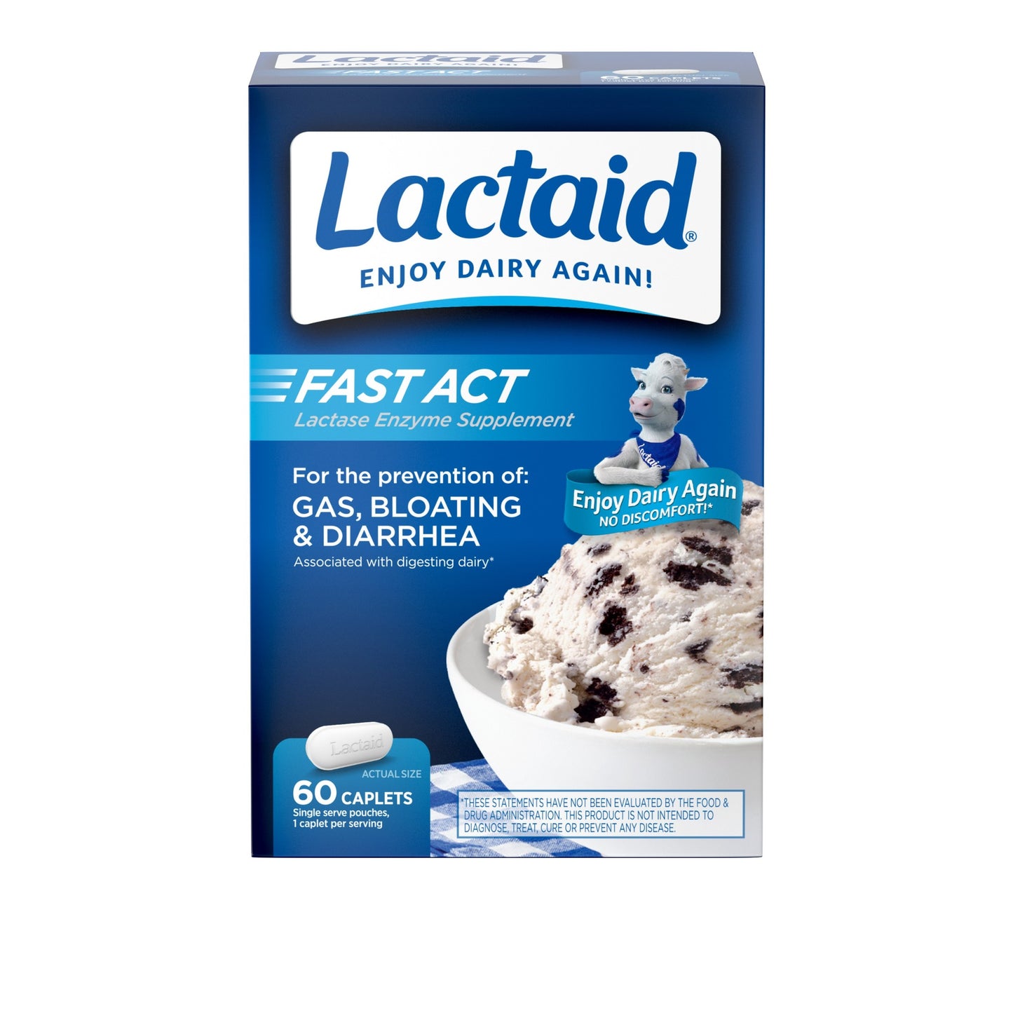 LACTAID CAPLET FAST ACT 60
