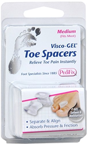 TOE SPACER VISCO GEL MEDIUM PK/2