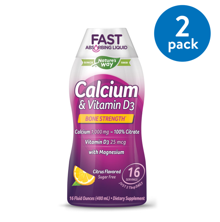 WELLESSE CAL/VIT D 1000/1000 LIQ CITRUS 16 OZ