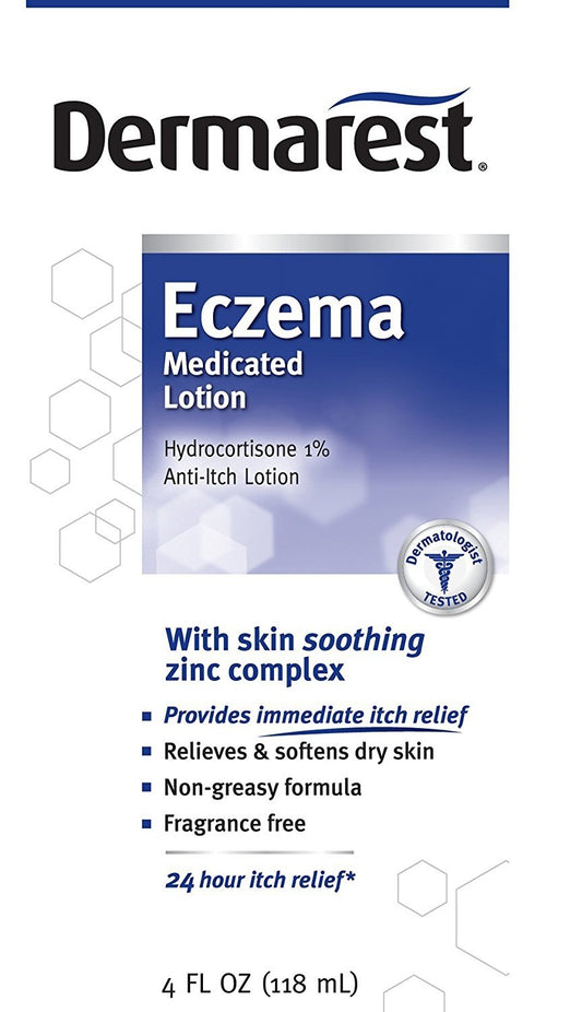 DERMAREST ECZEMA MEDICATED LOTION 4 OZ