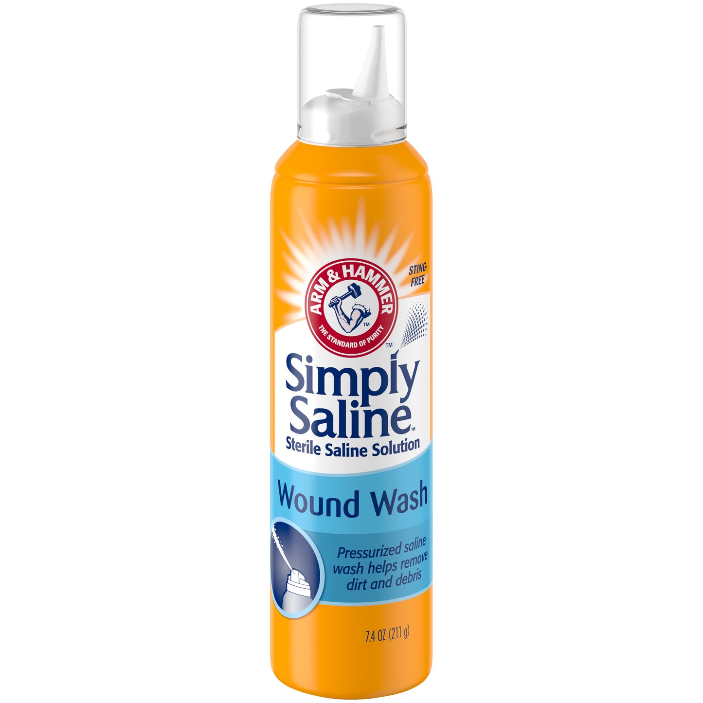 SIMPLY SALINE WOUND WASH SOLUTION SPRY 7.4 OZ