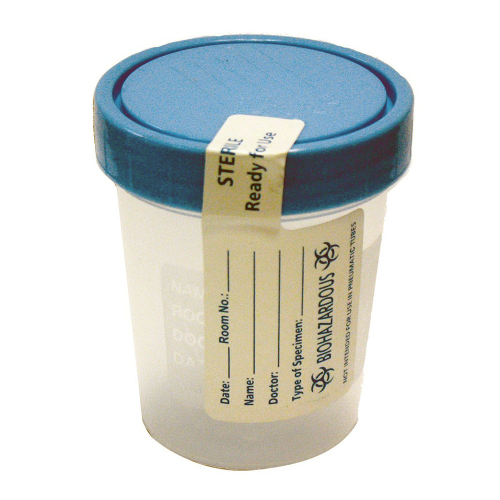 SPECIMEN CUP STERILE W/LID BAGGED DYNAREX