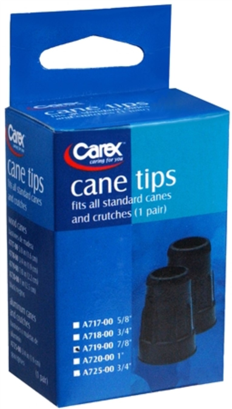 CANE TIP 7/8" BLACK PR #A719-00