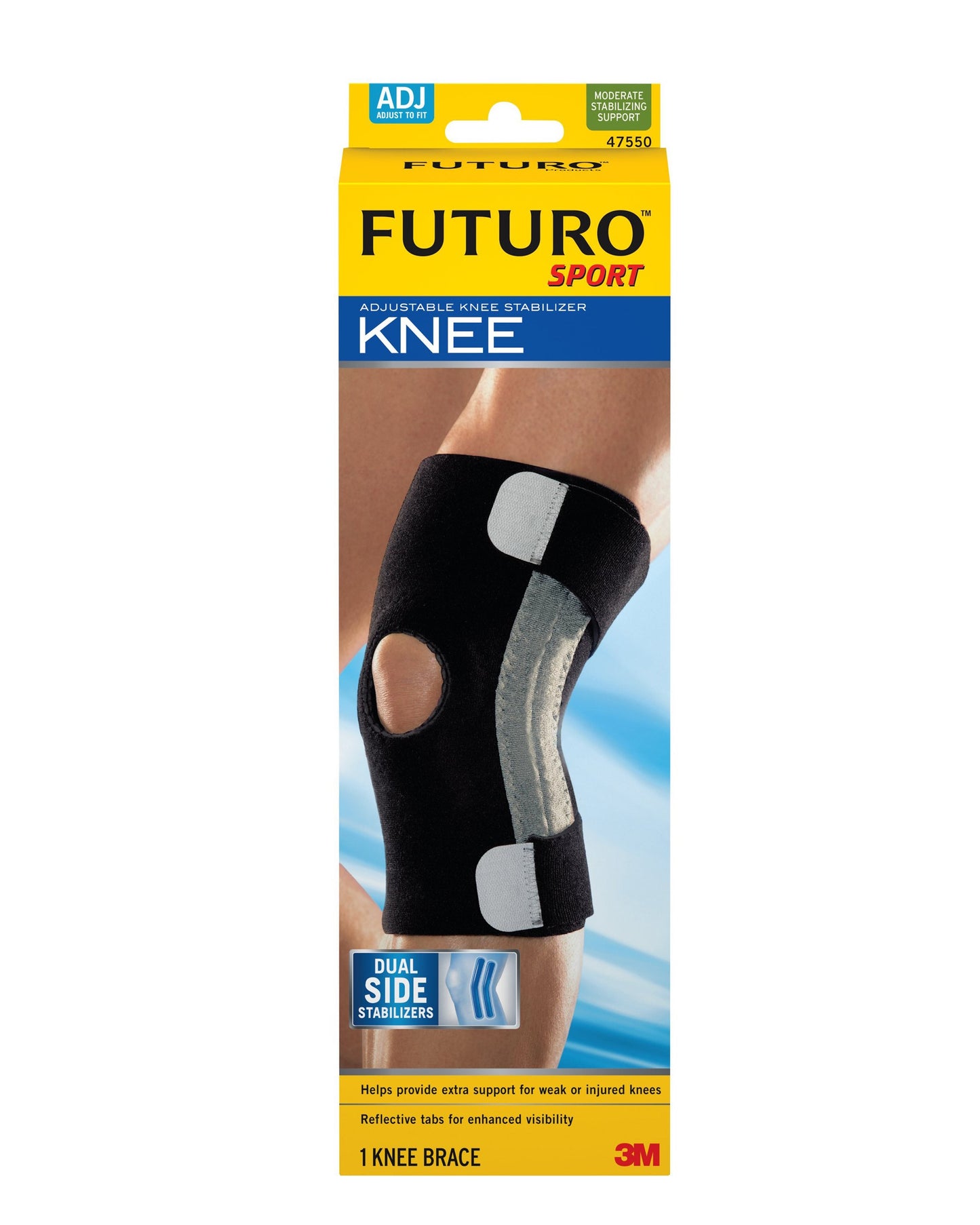 KNEE BRACE SPORT STAB WRAP OP OSFM 13-17.5"FU