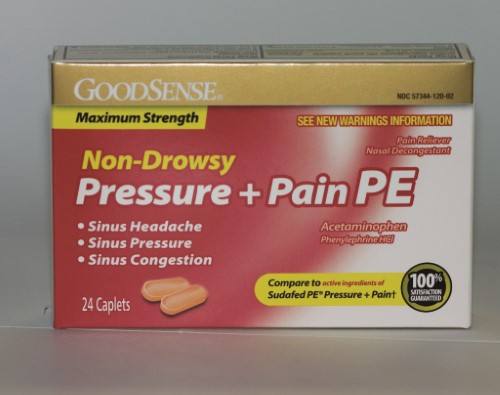 GS APAP PRESS & PAIN PE MAX STR ND CAPLET 24