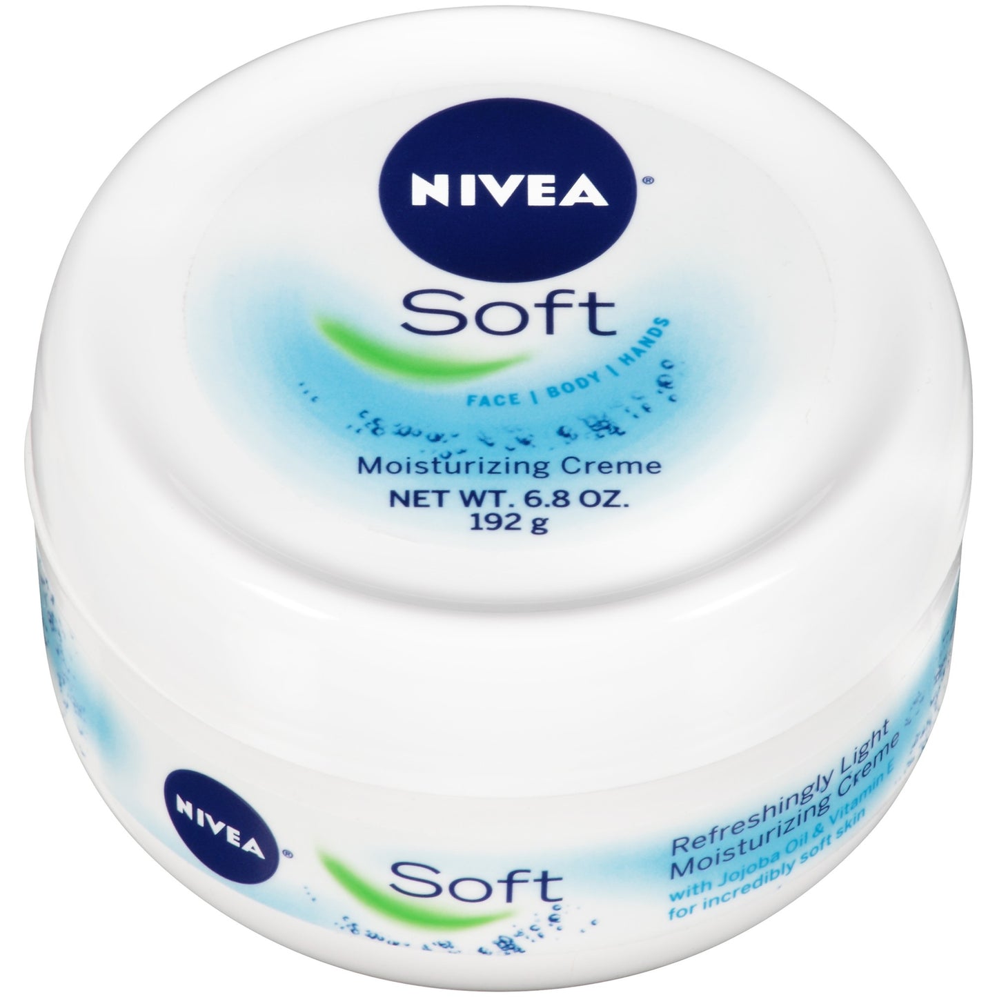 NIVEA SOFT MOISTURIZING CREAM JAR 6.8 OZ