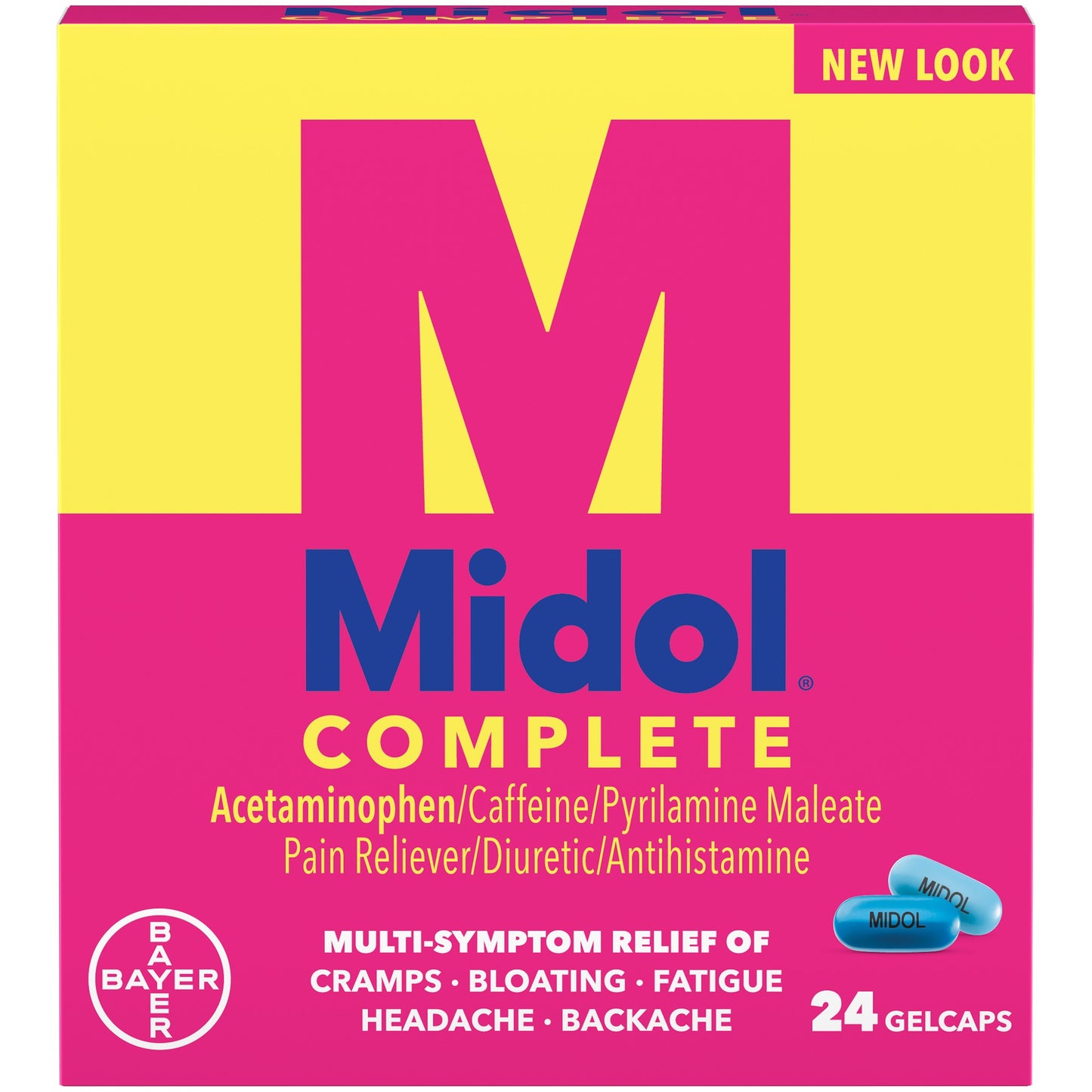 MIDOL MENSTRUAL GELCAP 24