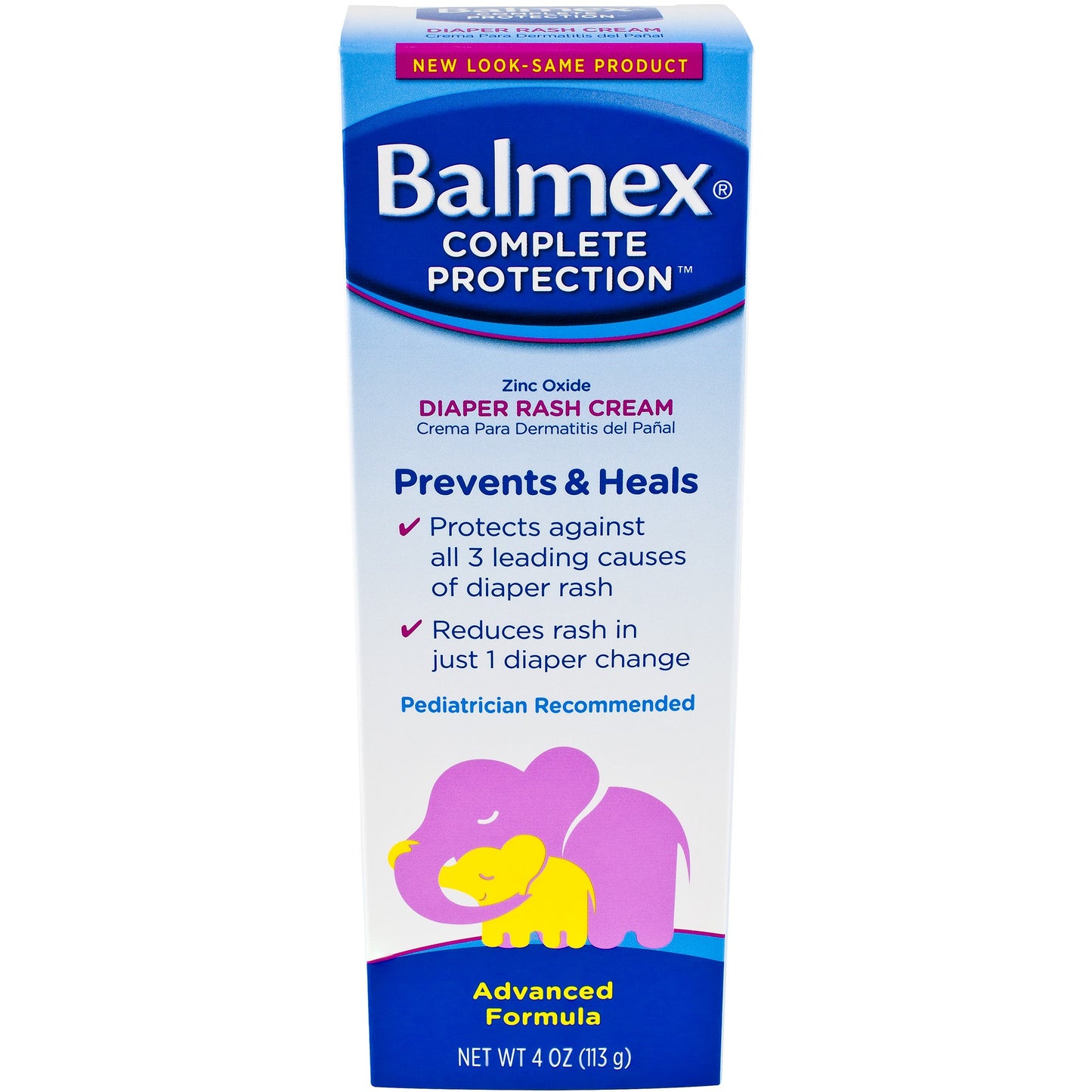 BALMEX DIAPER RASH CREAM 4 OZ