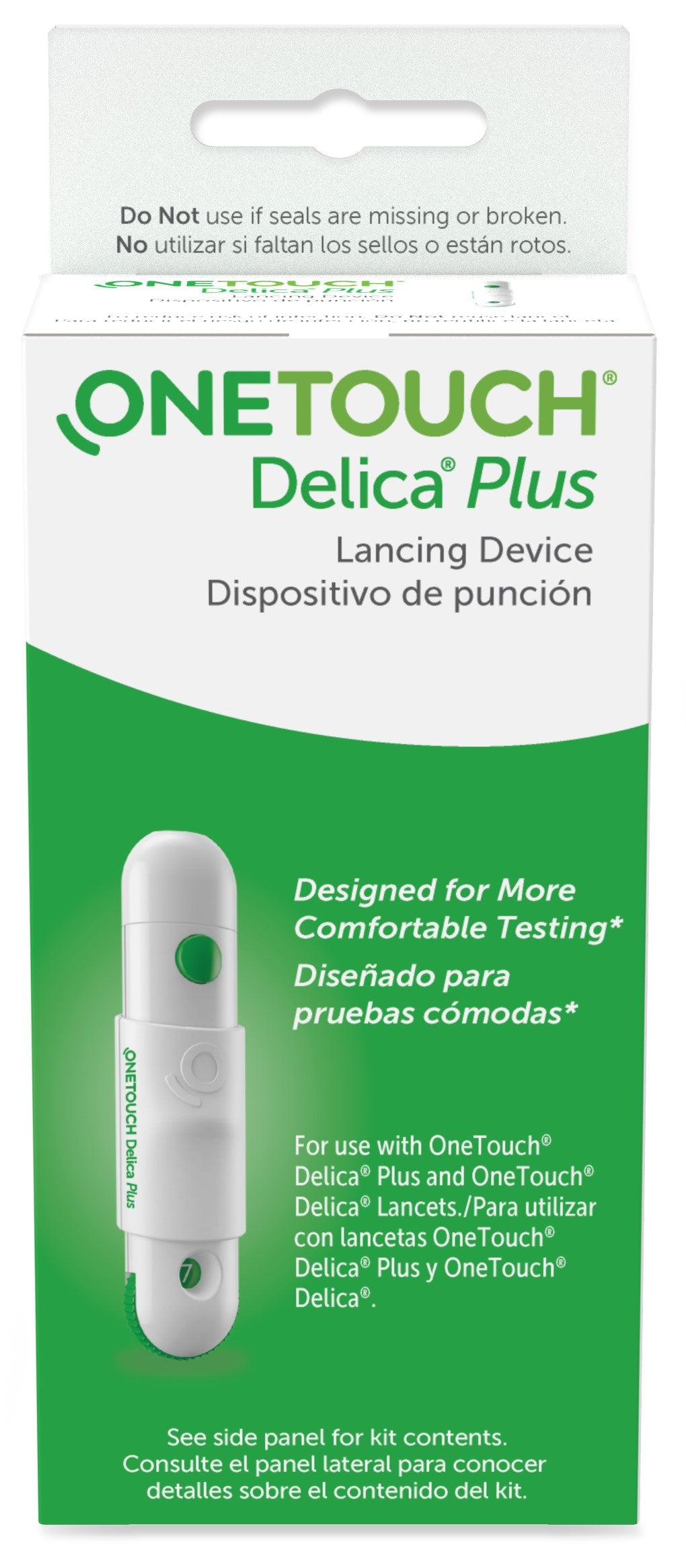 ONE TOUCH DELICA PLUS LANCING DEVICE