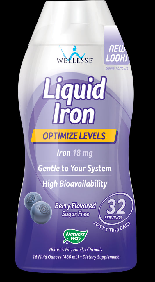 WELLESSE IRON LIQUID 16 OZ