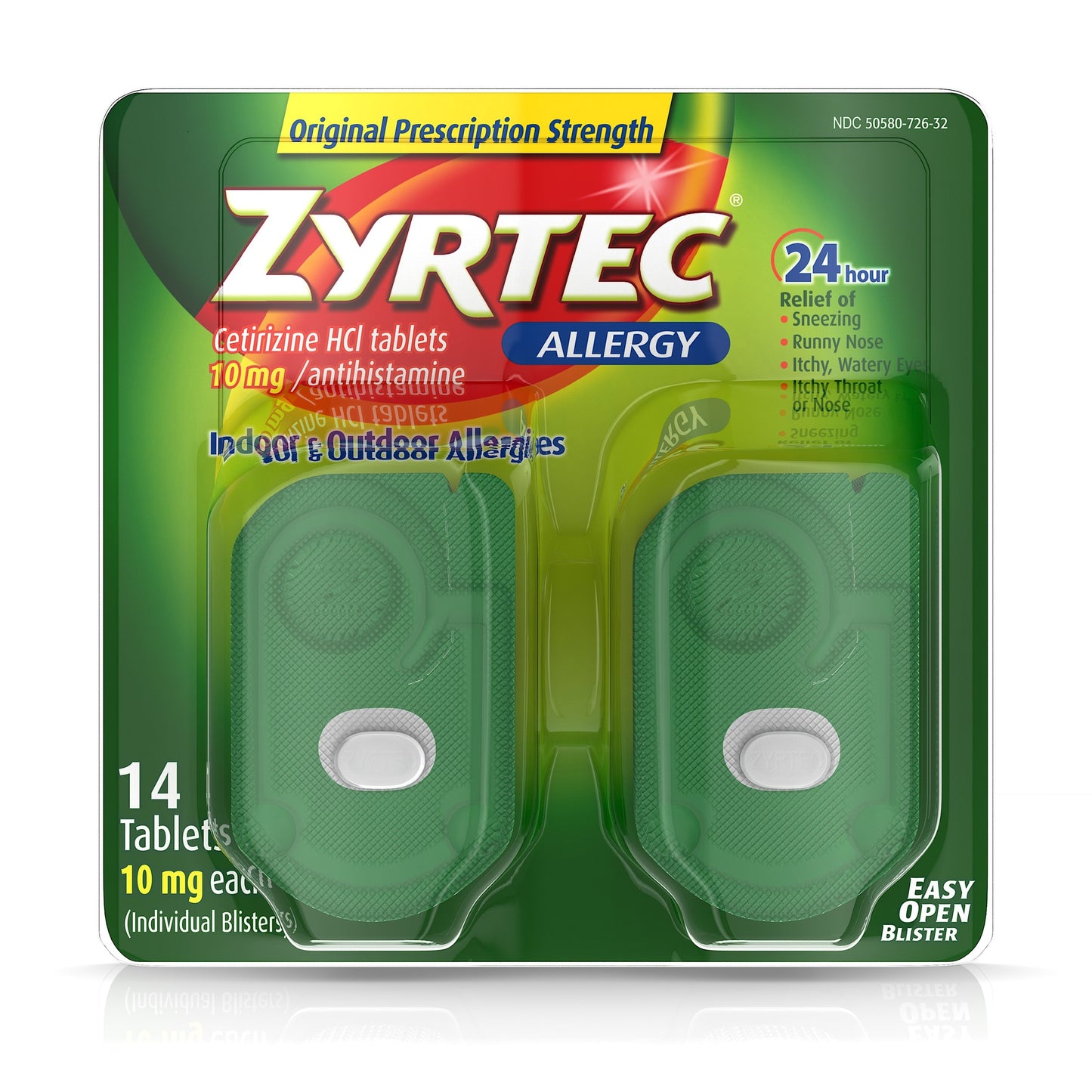 ZYRTEC TAB 10 MG 14