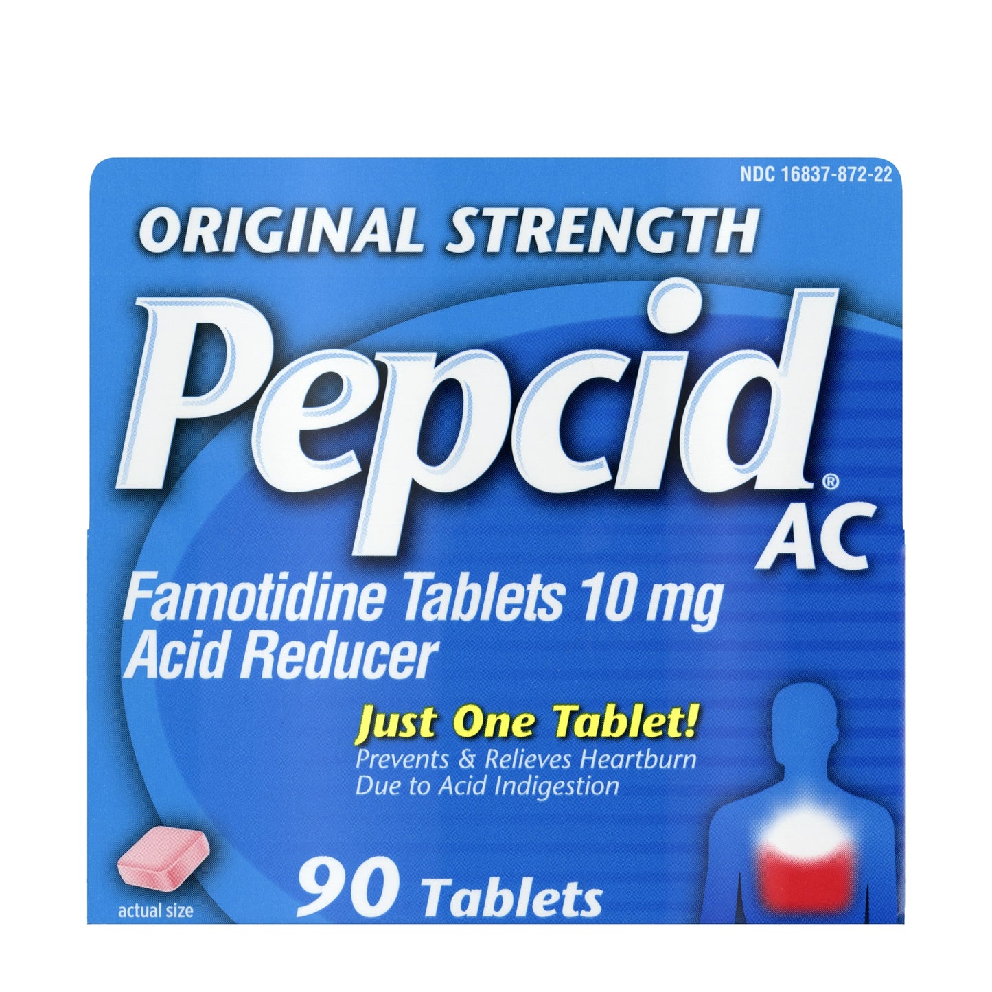 PEPCID AC TAB ORIGINAL STRENGTH 10 MG 90