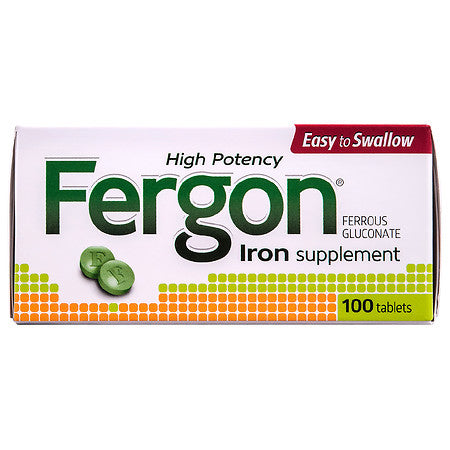 FERGON IRON SUPPLEMENT TAB 27 MG 100