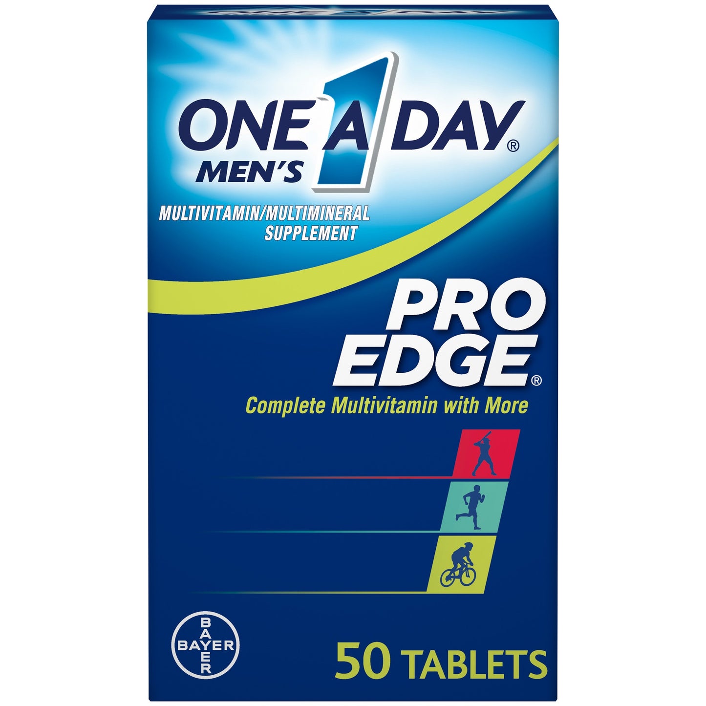 ONE A DAY MEN PRO EDGE TAB 50