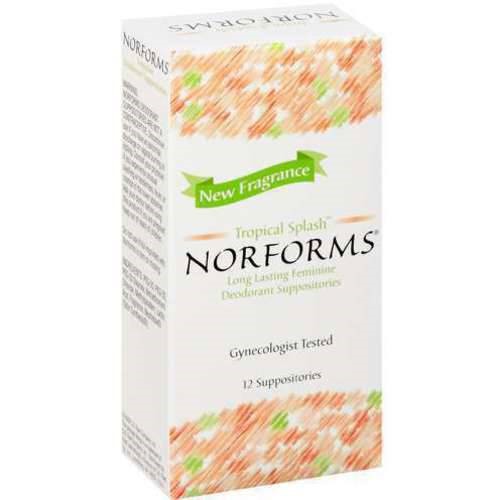NORFORMS SUPPOSITORIES TROPICAL SPLASH 12
