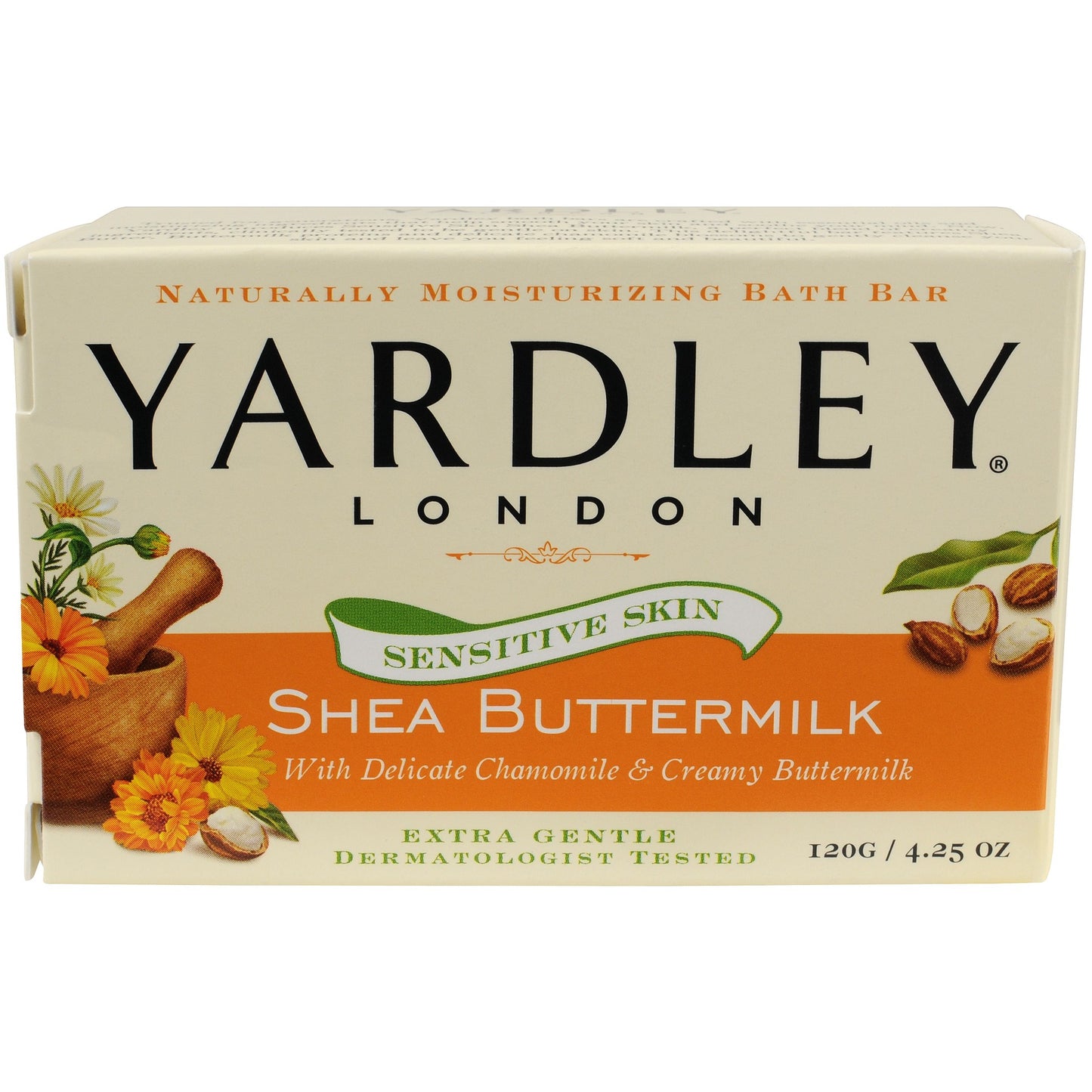 YARDLEY SOAP SHEA BUTTERMILK SENS BAR 4.25 OZ