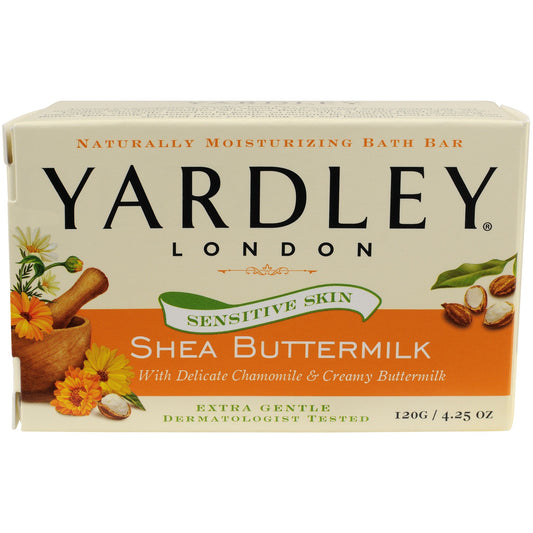 YARDLEY SOAP SHEA BUTTERMILK SENS BAR 4.25 OZ