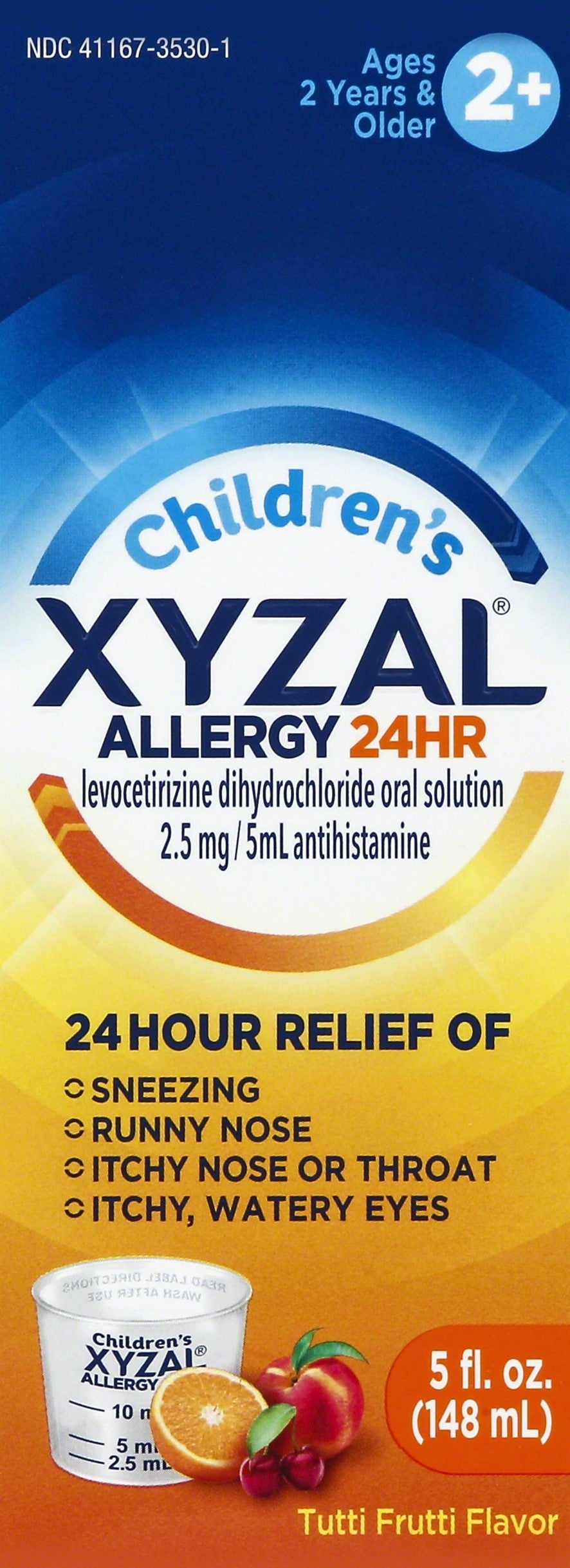XYZAL CHILDRENS 2.5 MG BUBBLE GUM 5 OZ