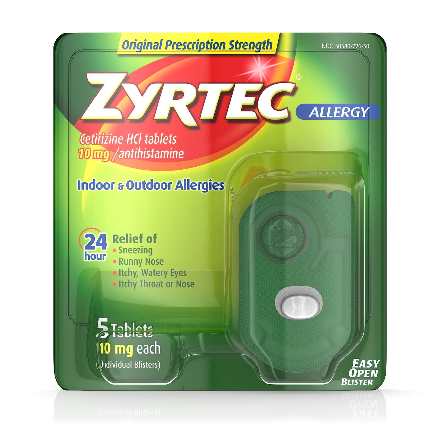 ZYRTEC TAB 10 MG 5