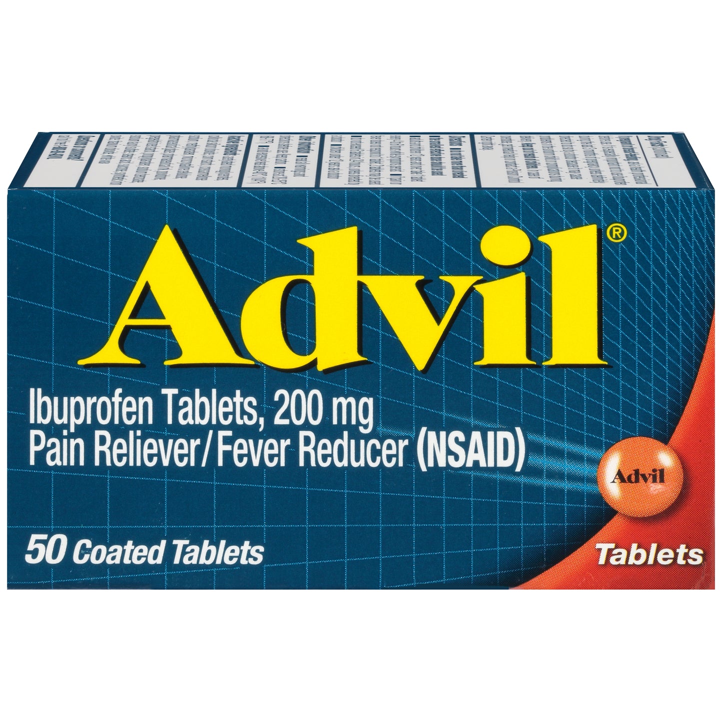 ADVIL TAB 200 MG 50