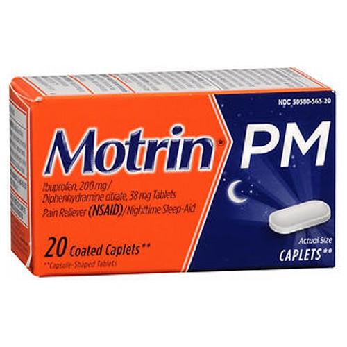MOTRIN IB PM CAPLET 20