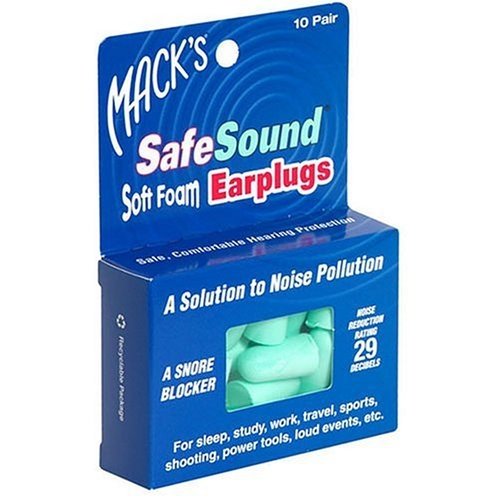 MACK'S SAFE SOUND EAR PLUGS 10 PAIR