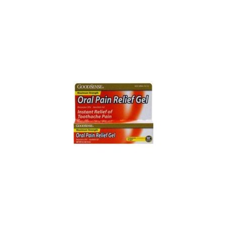 GS ORAL PAIN RELIEF GEL MAX STRENGTH 0.5 OZ