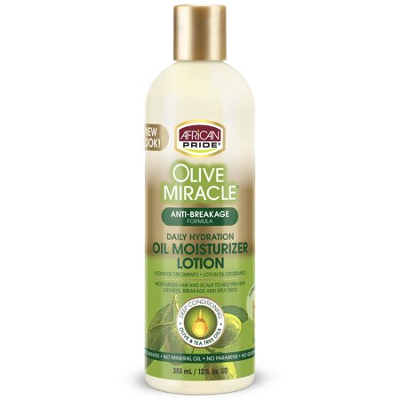 AFRICAN PRIDE OLIVE MIRACLE OIL MST LOT 12 OZ