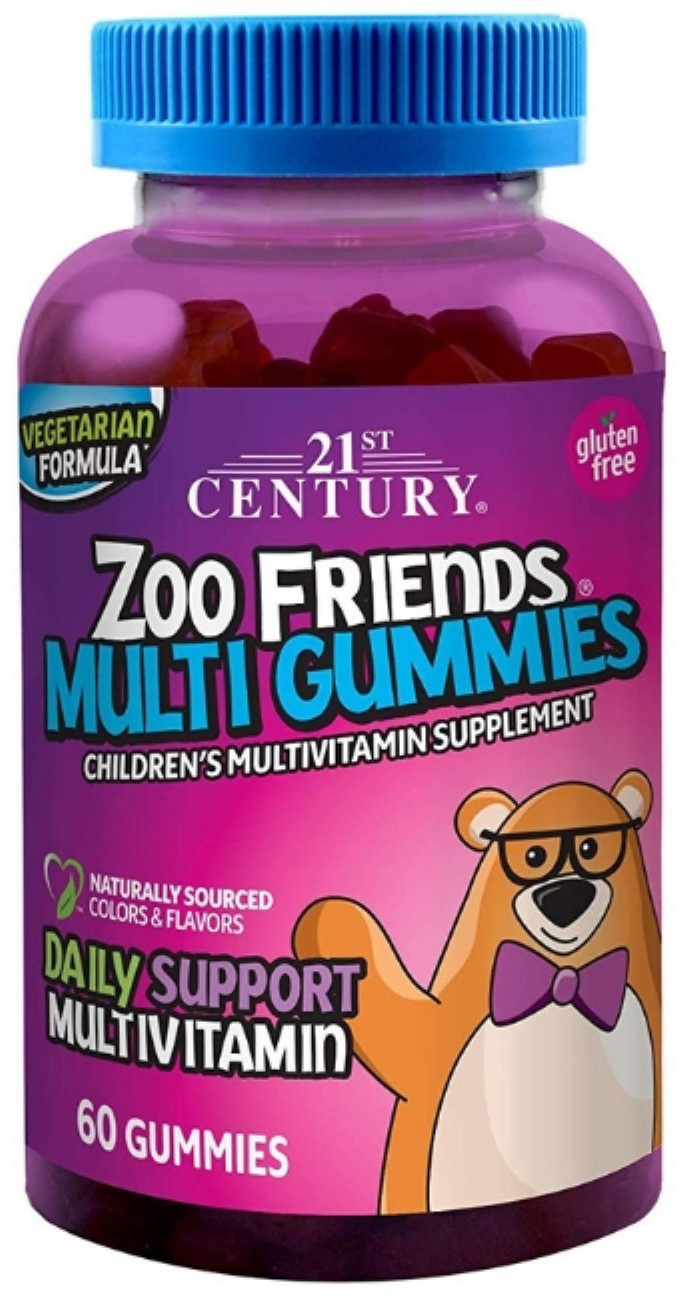 21ST CENTURY ZOO FRIENDS MULTI VIT GUMMY 60