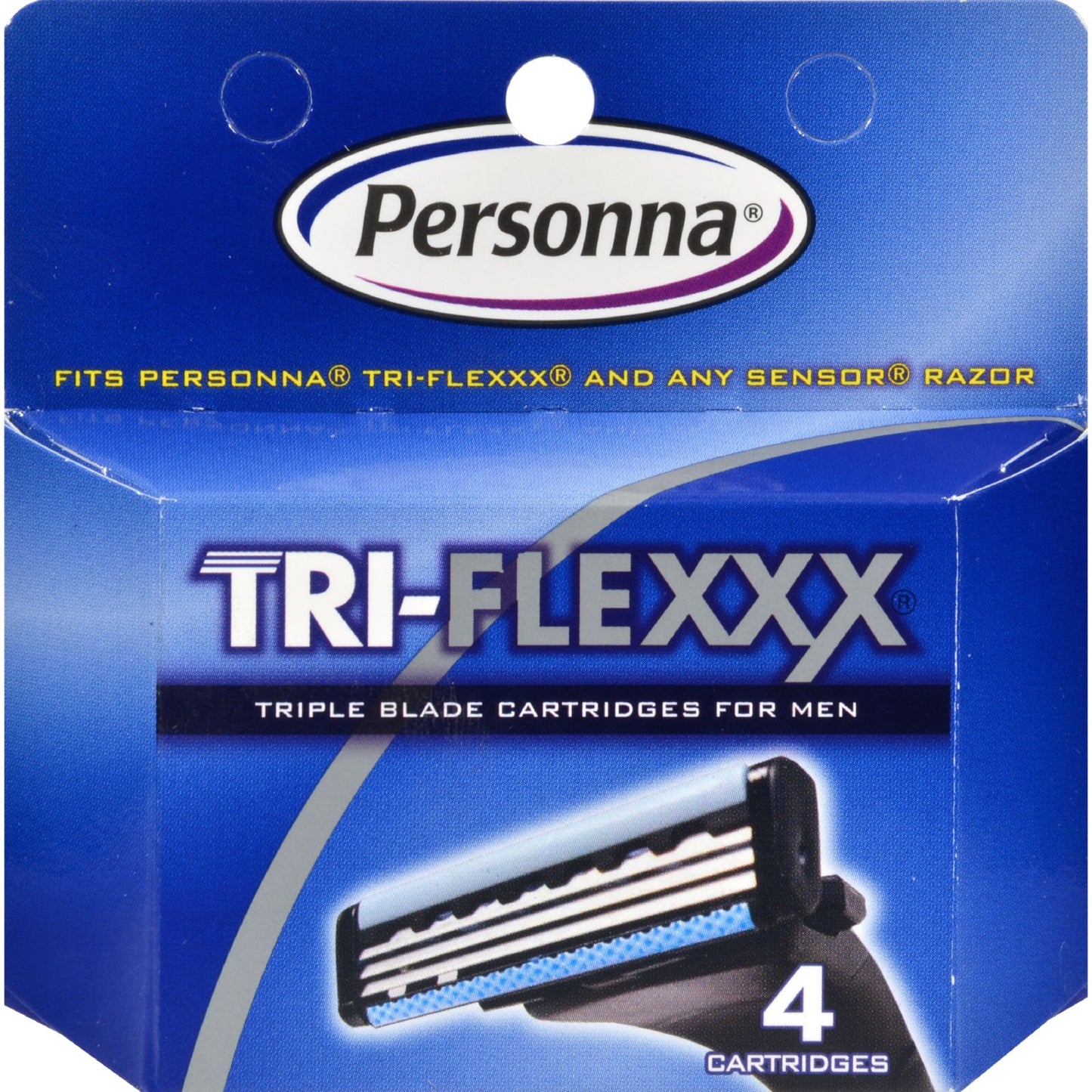 PERSONNA TRI-FLEXXX CARTRIDGE MEN 4