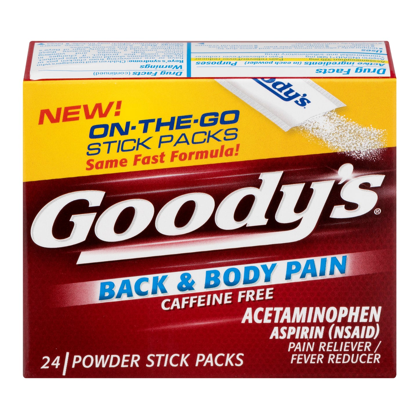 GOODY'S BACK + BODY PAIN FORMULA POWDER 24