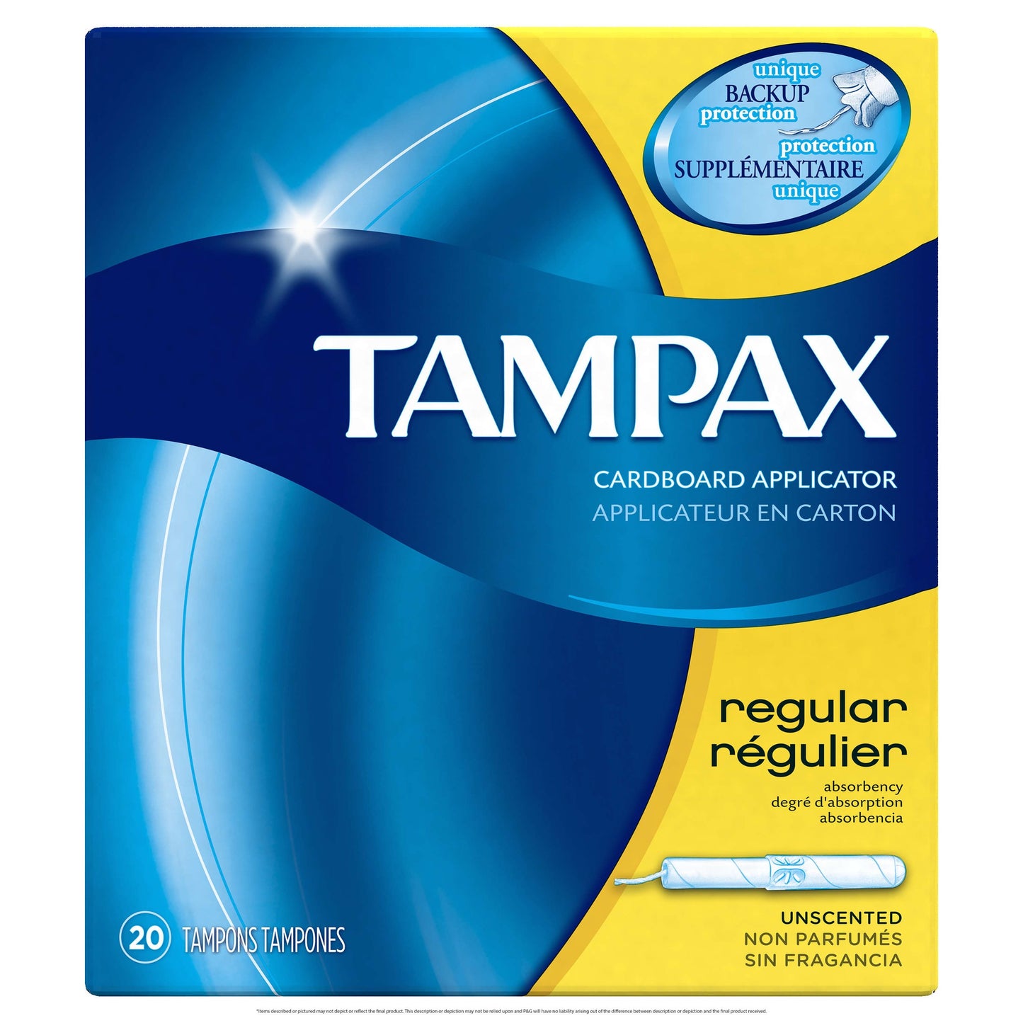 TAMPAX ORIGINAL REGULAR 20