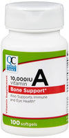 QC VITAMIN A SOFTGEL 10,000 IU 100 CDMA