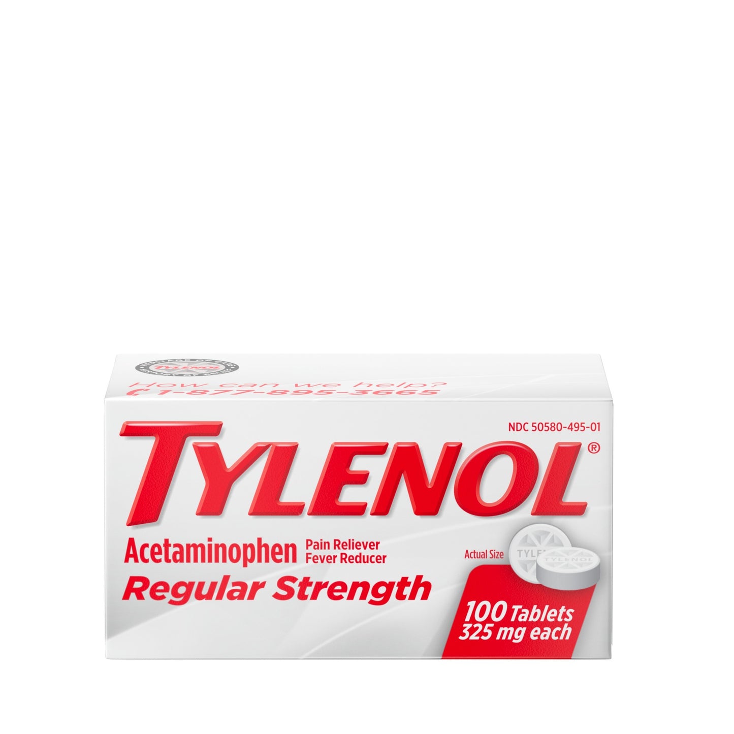 TYLENOL TAB REGULAR STRENGTH 100