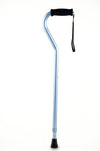 CANE ALUM OFFSET CUSHION W/STRAP BLUE