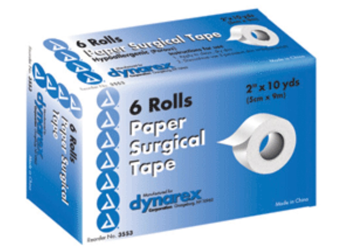 TAPE PAPER SURGICAL 2" X 10 YDS (6)
