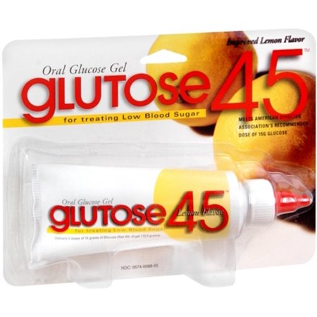 GLUTOSE 45 GLUCOSE GEL TUBE LEMON 112.5 GM