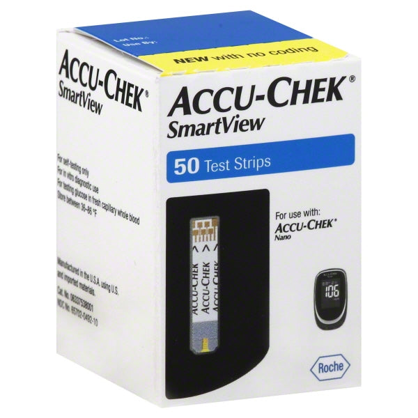 ACCU CHEK SMART VIEW TEST STRIP 50