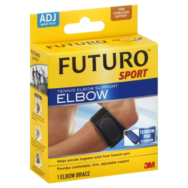 ELBOW BRACE SPORT TENNIS ELBOW BLK 7-14" FUT