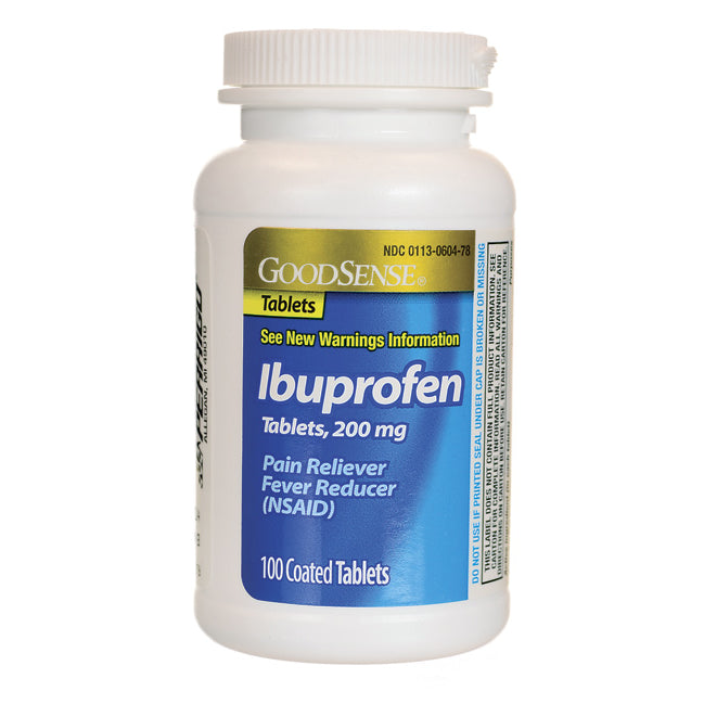 GS IBUPROFEN TAB 200 MG 100 (BROWN)