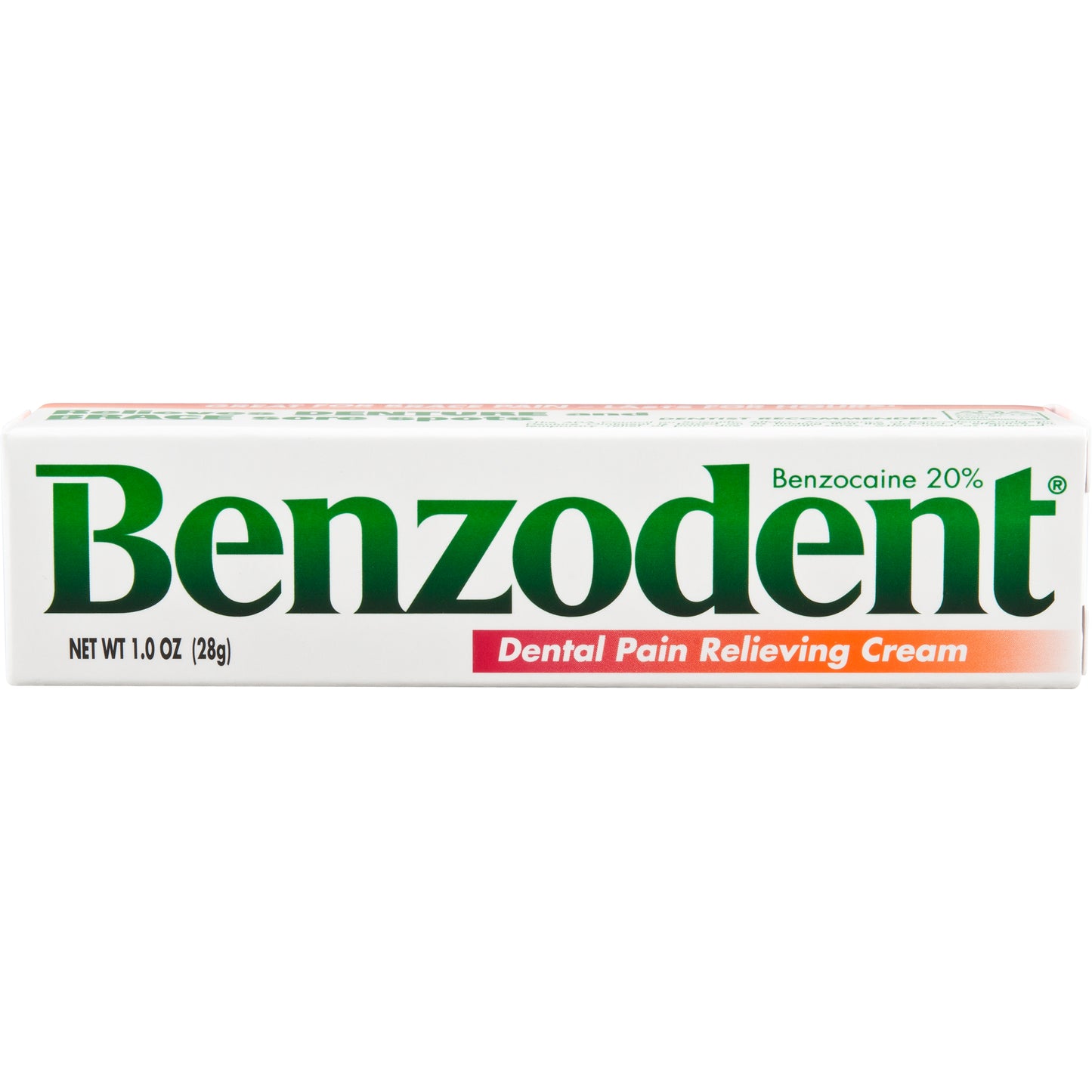 BENZODENT DENTURE CREAM 1 OZ