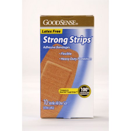 GS ADHESIVE BANDAGE SUPER STRIP XL 2 X 4" 10